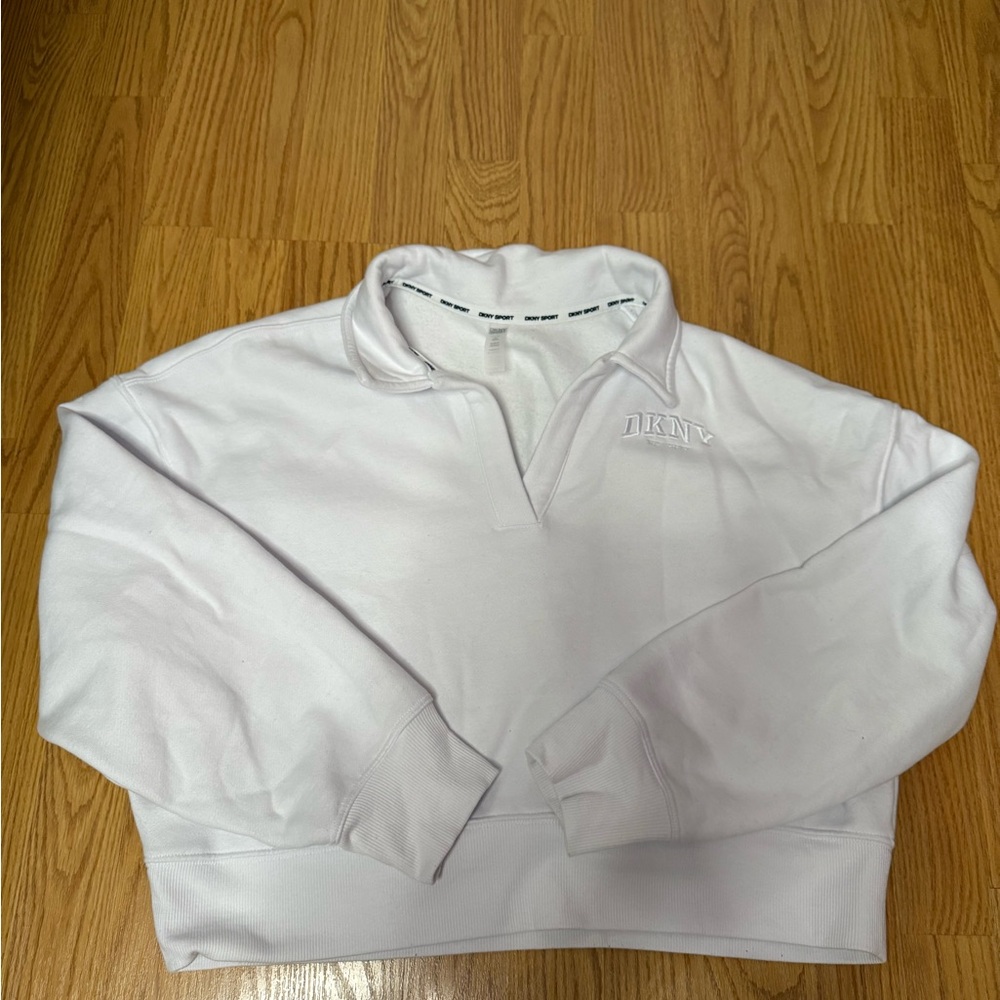 DKNY Sport Soft Collared Sweatshirt